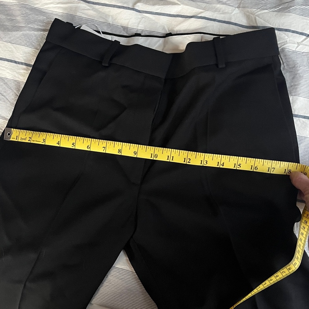 Women's Black Tailored Flare Pants - Picture 7 of 7